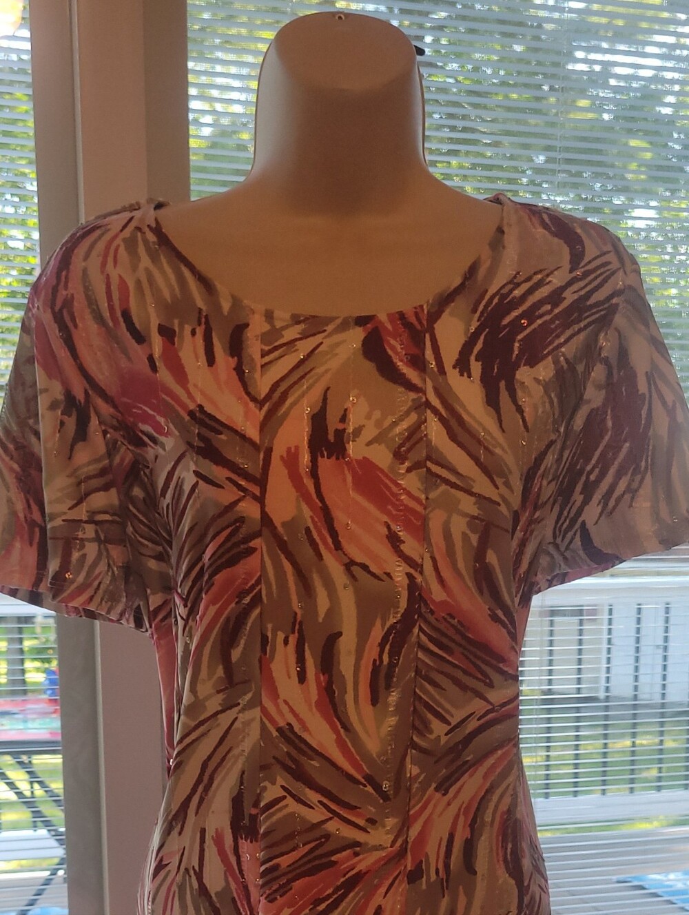 Cocomo Abstract Print Petite Dress